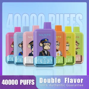 WASPE 40000 (40K Puffs) Double Taste LED Display Disposable Vape – Ultimate Flavor Innovation