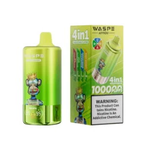 Waspe 100000 Puffs 4 Flavors in 1,100K Puffs Disposable Pod Kit Europe Wholesale